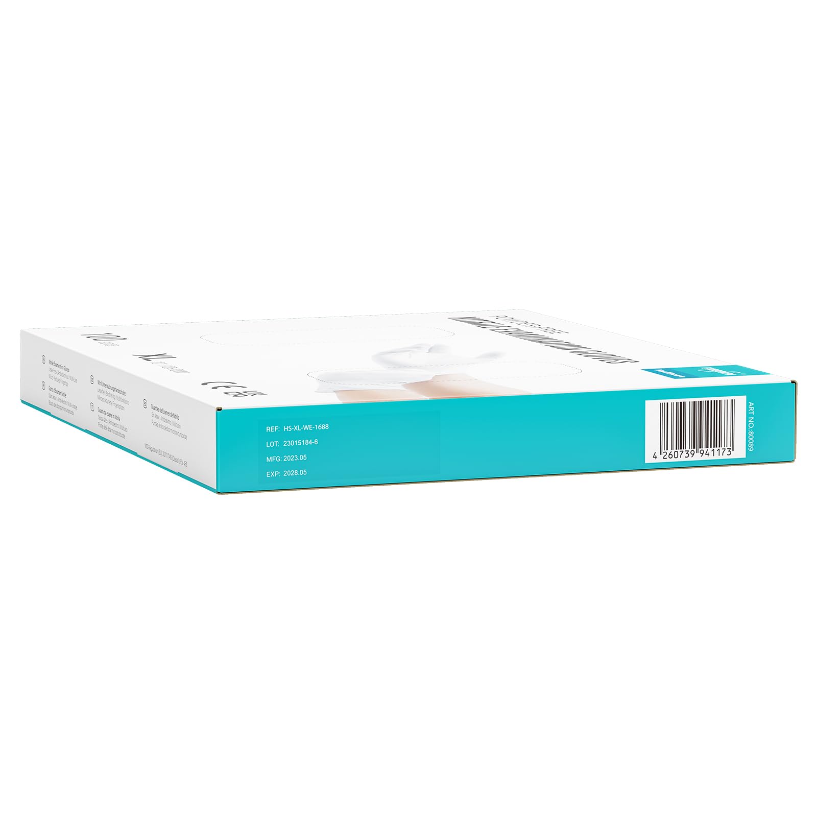 EUROPAPA® 1000x Nitrilhandschuhe Einweghandschuhe puderfrei Untersuchungshandschuhe EN455 EN374 latexfrei Einmalhandschuhe Handschuhe in Gr. S, M, L & XL verfügbar (Weiß, XL)