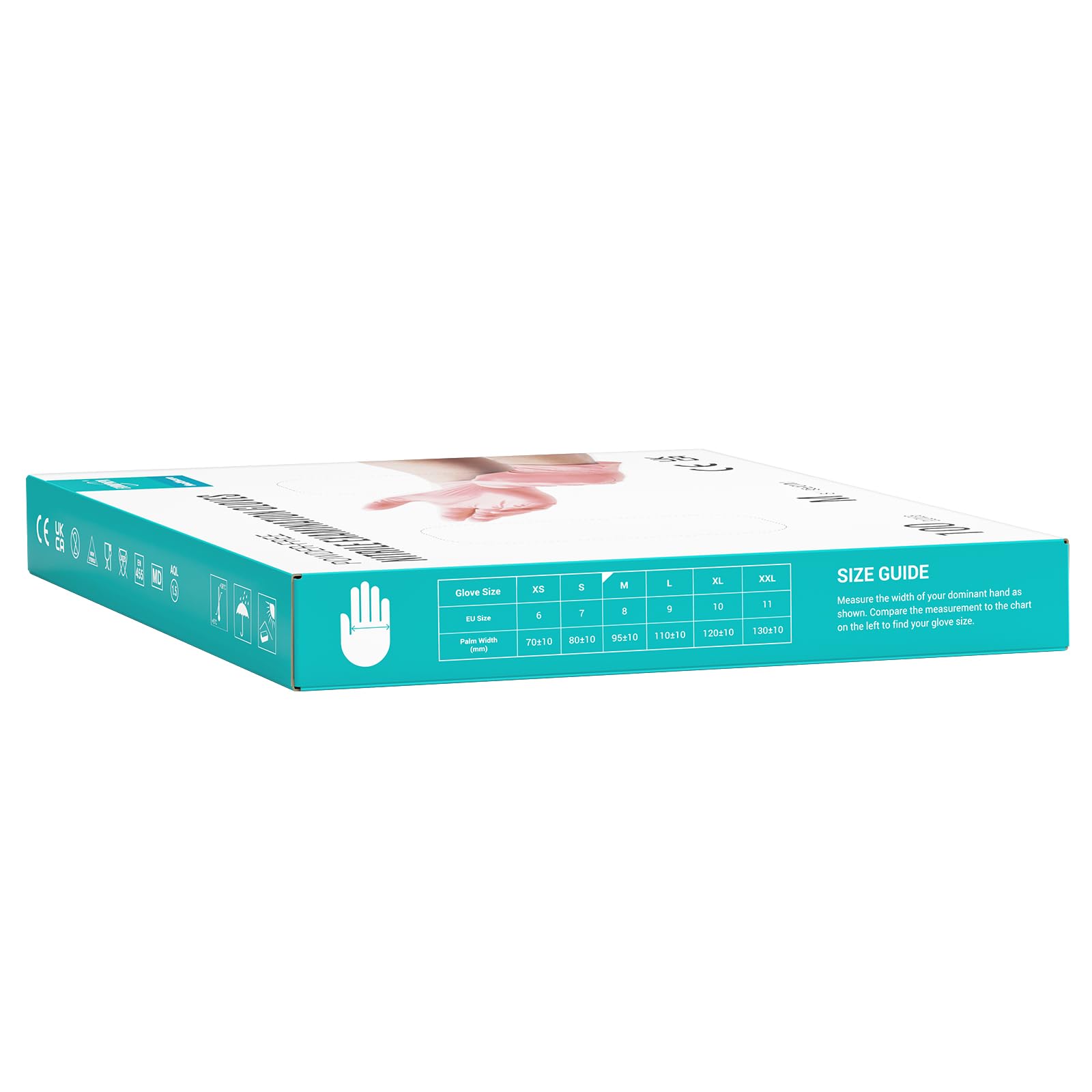 EUROPAPA® 1000x Nitrilhandschuhe Einweghandschuhe puderfrei Untersuchungshandschuhe EN455 EN374 latexfrei Einmalhandschuhe Handschuhe in Gr. S, M, L & XL verfügbar (Rosenrot, M)