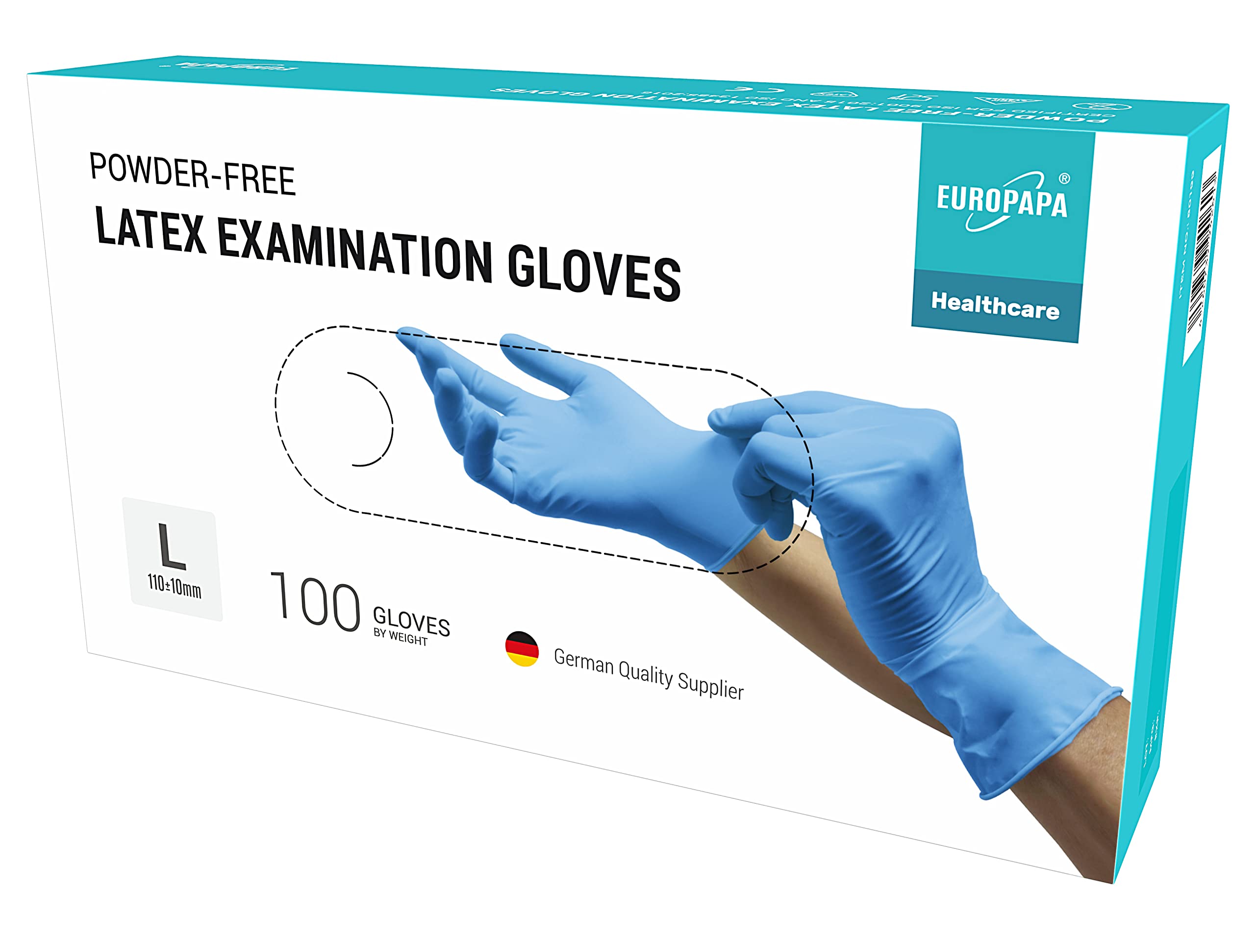 latex handschuhe xs EUROPAPA® Latex Einweghandschuhe puderfrei Einmalhandschuhe Untersuchu