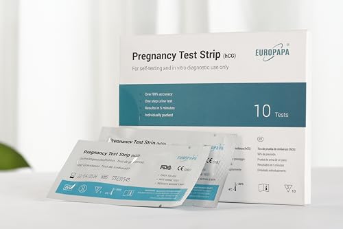 EUROPAPA® Healthcare ultraempfindlicher Schwangerschaftstest - Schwangerschaftstest Frühtest - Pregnancy Test - Frühschwangerschaftstest